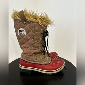 Sorel Lace Up Snow Boots